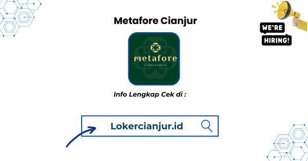 Lowongan Kerja Metafore Coffee & Eatery Cianjur Terbaru