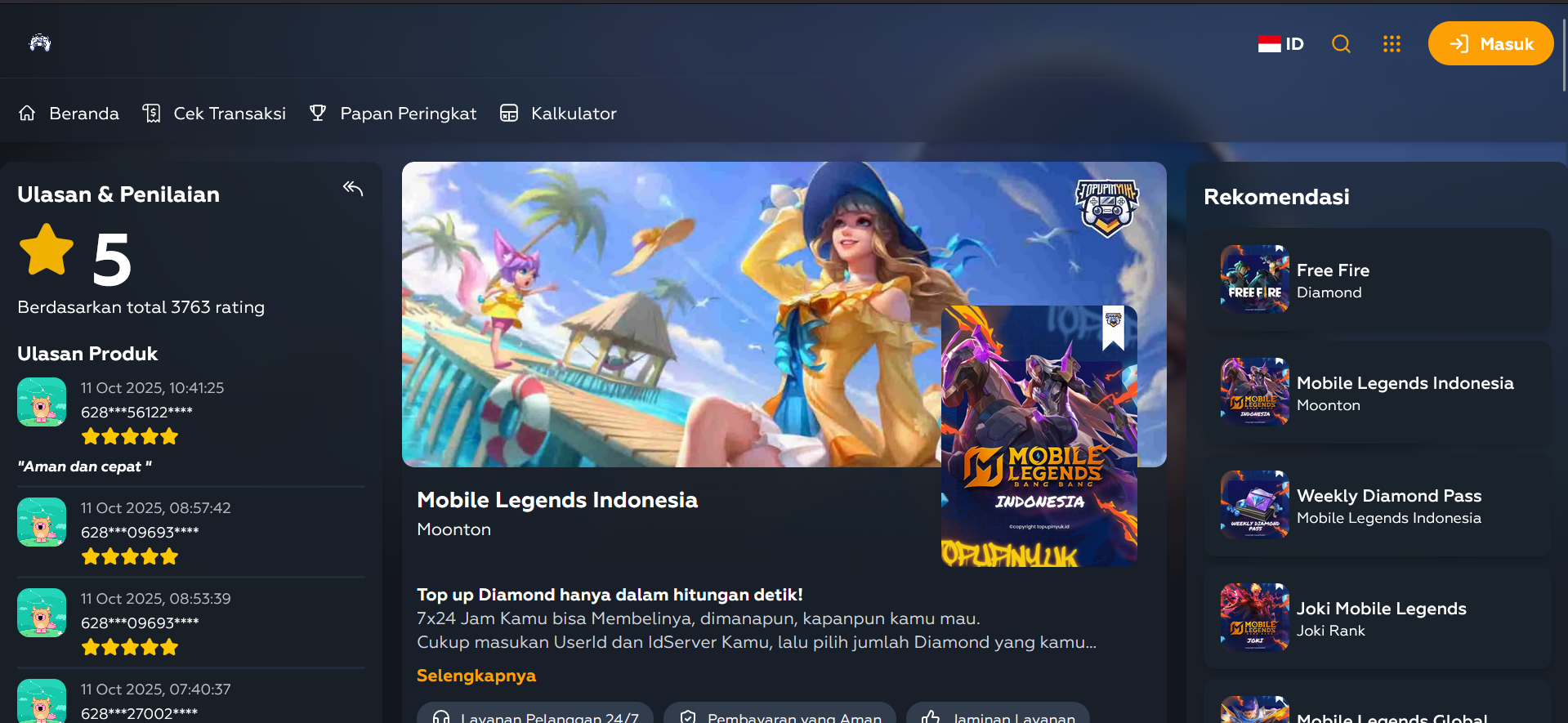 Main ML Makin Betah dengan Order Diamond di Topup In Yuk, Mulai dari 1000-an 1 Main ML Makin Betah dengan Order Diamond di Topup In Yuk, Mulai dari 1000-an